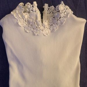 Perfect Light Cream White Sandro Size 2 Top